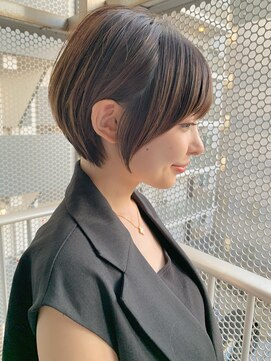 ロンドブルーム 天神大名店(Lond Bloom) 大人美人ショート/ショートカット/髪質改善/白髪ぼかし/30代40代