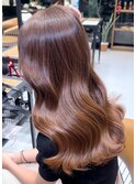 モテヘア愛されナチュラルカールグレージュ