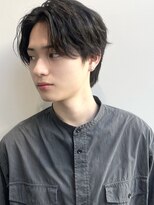 ダブルオーバイオーバーレイ 武蔵新城(w/o by Overlay)&nbsp;センターパート×ニュアンスパーマ