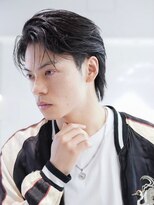 ケアリー 練馬(Carelly)&nbsp;ツイストパーマ七三オールバックマッシュウルフスリークショート