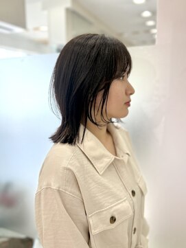 ハピネス 西大寺店(Happiness) ブルーブラック/ブルージュ/韓国/ブリーチなし暗めカラー