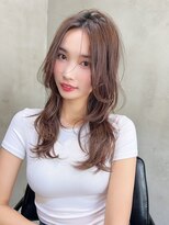 アルテ(ARTE)&nbsp;【ARTE表参道/青山】顔まわりレイヤーセミロング×透明感カラー