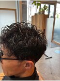 ソフトツイストスパイラル×ツーブロック