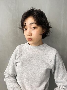 シキムーン 横浜(siki MOON) 透明感カラー/ショートヘア/ニュアンスパーマ[横浜/横浜駅]