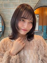 ロンド ボーイ 表参道(Lond BOY)&nbsp;ミニウルフレイヤーカット顔周り前髪韓国くれびボブ原宿表参道