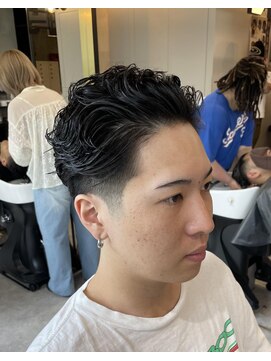 フランクスバーバーリザーブ 人形町店(FRANK’S BARBER RESERVE) ナチュラルオールバックS