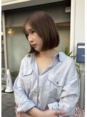 ボブ/切りっぱなしボブ