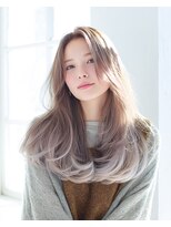 トワ 仙台店(toi)&nbsp;【韓国・レイヤー】バタフライカット・ヘーゼルグレージュ