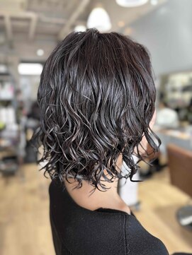 イルファ セイユウ 上野芝店(ehl:fa SEIYU) オーガニックカラー×スパイラルパーマ２０代３０代４０代