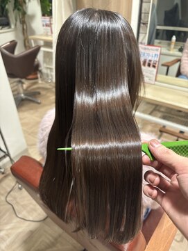 エイゼット バンビーニ 川越(AZ bambini) 【大山透輝】髪質改善メテオカラー×グレーベージュ