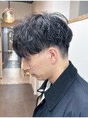メンズパーマニュアンスパーマシャドウパーマ博多