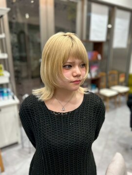ヘアーワークス ボナ(HAIR WORKS bona.) 小顔効果　カラー　レディース