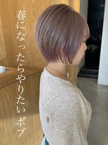 トリート 浦安店(TREAT)&nbsp;【春髪】春のトレンドショートヘア　ショートボブ＿TREAT浦安