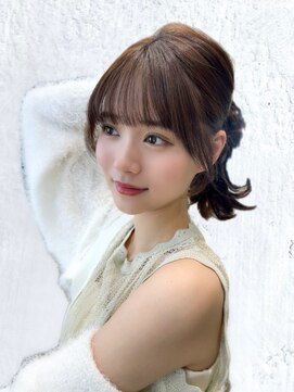 プラチナ(PLATINA) 結んだ時も可愛いお顔周りカット/前髪カット/後れ毛カット表参道