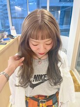 ロマリア 渋谷 渋谷宮益坂(Lomalia) イメチェン/ベージュ/ダブルカラー/赤み消しカラー/前髪/渋谷駅