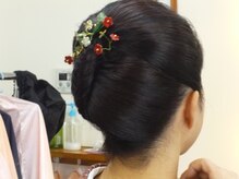 総合美容室トチタニの雰囲気（粋な夜会巻き。）