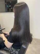 アース 相模大野店(EARTH)&nbsp;春カラー◆ブラウンロング艶カラー髪質改善トリートメント