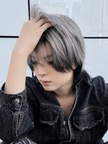 ルフレ 新宿歌舞伎町店(Reflet)&nbsp;メンズ/デザインカラー/ホワイトカラー/顔回りレイヤー/ウルフ