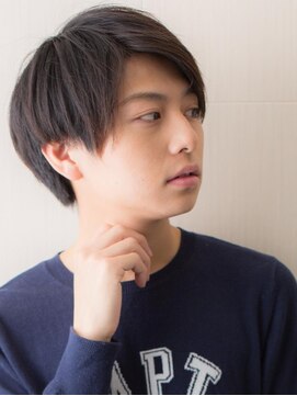 モッズヘア メン 上尾東口店(mod's hair men) 10代20代チョコレートブラウン斜めバング学生王道マッシュY上尾