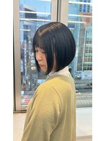 クシュ(cuchou)&nbsp;小顔/黒髪/暗めカラー/髪質改善/ボブ/岡山/岡山駅/学割u24
