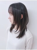 【松戸　テラカド】大人可愛いセミロングハッシュカットレイヤー