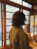ノフ(knof) 《福島栞奈》ボブパーマニュアンスパーマミディアムレイヤー