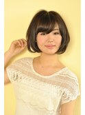 【好印象】小顔になれる、可愛い前下がりショート(*^_^*)