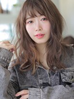 アグ ヘアー パーク 枚方店(Agu hair park) シースルーバングとゆるめカールで透明感◎ヘア