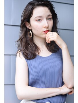 ロロ(ro-ro) 【恵比寿ro-ro】大人かきあげ×透明感セミディ