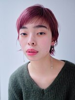 ウツワ(utuwa)&nbsp;【utuwa】くすみピンク×ショートウルフ