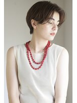 サク(Sac.)&nbsp;Sac.栃木優佑　似合わせカット　ショートボブ　透明感カラー