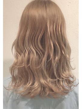 レクタ(recta) 【美容室　京都　伏見　recta】ハイトーンベージュカラー