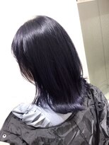 ヘアーメイク トレコローリ(hair make trecolori) 【trecolori 津田沼】シャドーブルー（ブルーブラック）