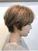 柔らかショートハイライト