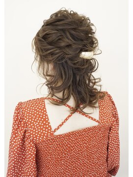 ヘアアンドメイクジップ恵比寿 (Hair＆Make ZIP) ウェーブハーフアップ　ヘアセット