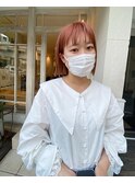 ミニボブとオレンジベージュ