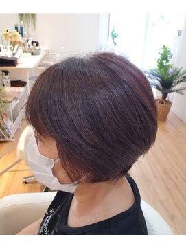 イムア(imua) 白髪染め/ショート全体/ココアブラウン