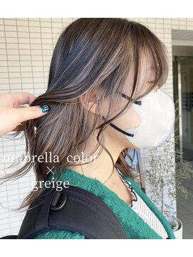 エンリー(ENlee) 【とまべち】シルバーブラック×インナーグレージュ