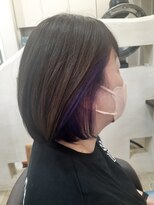 ヘアメイク スプラッシュ(Hair Make Splash) ボブ×パープルインナー