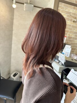 ヘアーリゾートガーデンバイトロント 船橋法典店(Hair Resort Garden by Toronto) ピンクベージュ【船橋、西船橋、市川大野、新船橋、塚田】