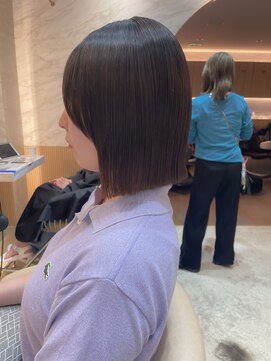 ロンド エスポワール 錦糸町(Lond espoir) グレージュカラーデザインカラーシルキーベージュ韓国ボブ