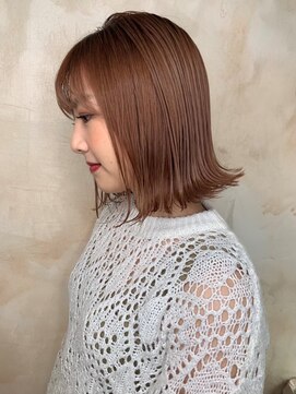 ニスル センター南店(NISURU） 似合わせカット/大人ガーリー/ダークアッシュ/着物/センター南