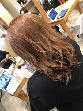 エヌアンドエー 草加店(N&A) うる艶ウェーブ×髪質改善ケア#3 ダブルカラーハイライト