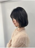 銀座/東銀座/切りっぱなしボブ/エアリーロング/ブラウン