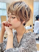 アイドットプラス 表参道(i.+omotesando)&nbsp;前髪あり小顔つや髪顔まわり簡単スタイリングショートボブヘア