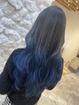 アグ ヘアー フィンカ 薬院店(Agu hair finca)&nbsp;グレージュ×ブルー