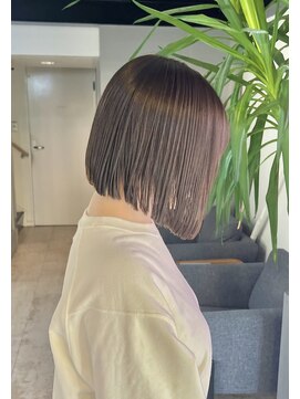 ロナ 岡崎竜美丘店(RONA) ボブ/切りっぱなし/タッセルボブ/韓国/ブラウン