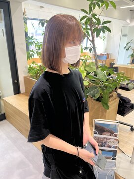 オーシャン(Ocean) 【OceanHair&Life田中愛梨】切りっぱなしボブポイントストレート