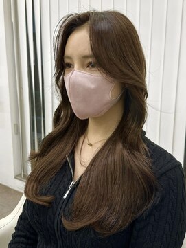 イオエ 心斎橋(ioe) ハイトーングレージュ20代30代40代【髪質改善,レイヤーカット】