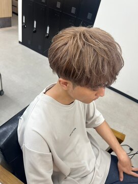 アリープパロット(ALEAP parrot) メンズ/マッシュショート/マロンベージュ